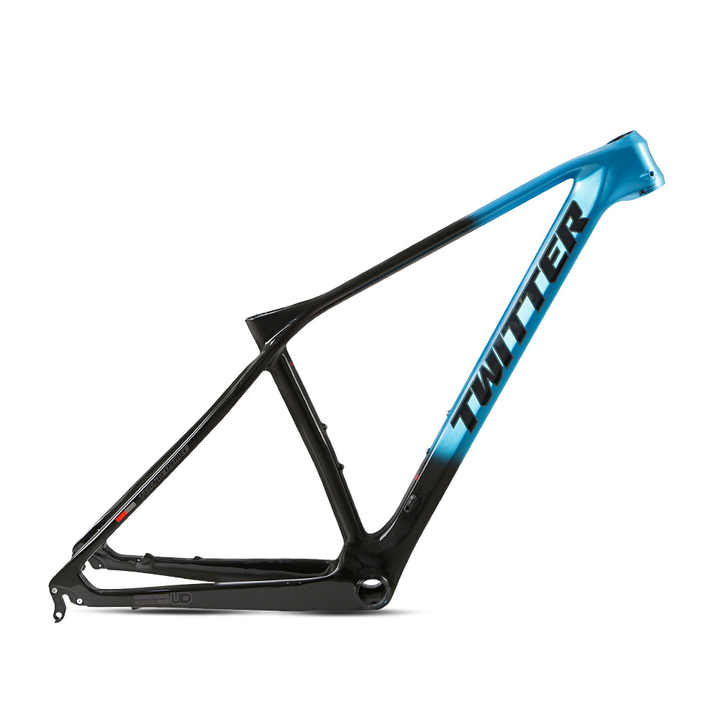 TWITTER PREDATOR Pro Carbon MTB Frame – T900 Mix, 29"/27.5", XC Racing, Thru axle +Lever