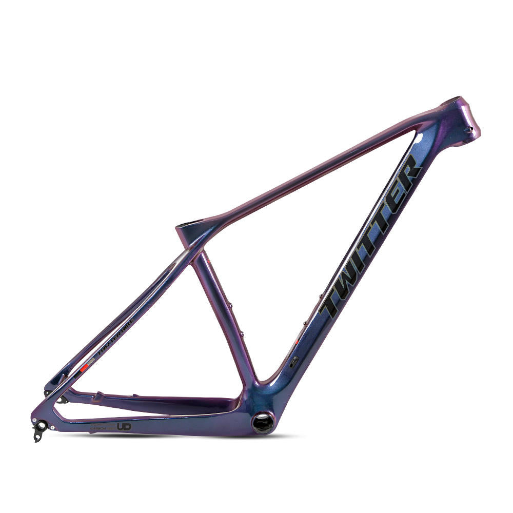 TWITTER PREDATOR Pro Carbon MTB Frame – T900 Mix, 29"/27.5", XC Racing, Thru axle +Lever