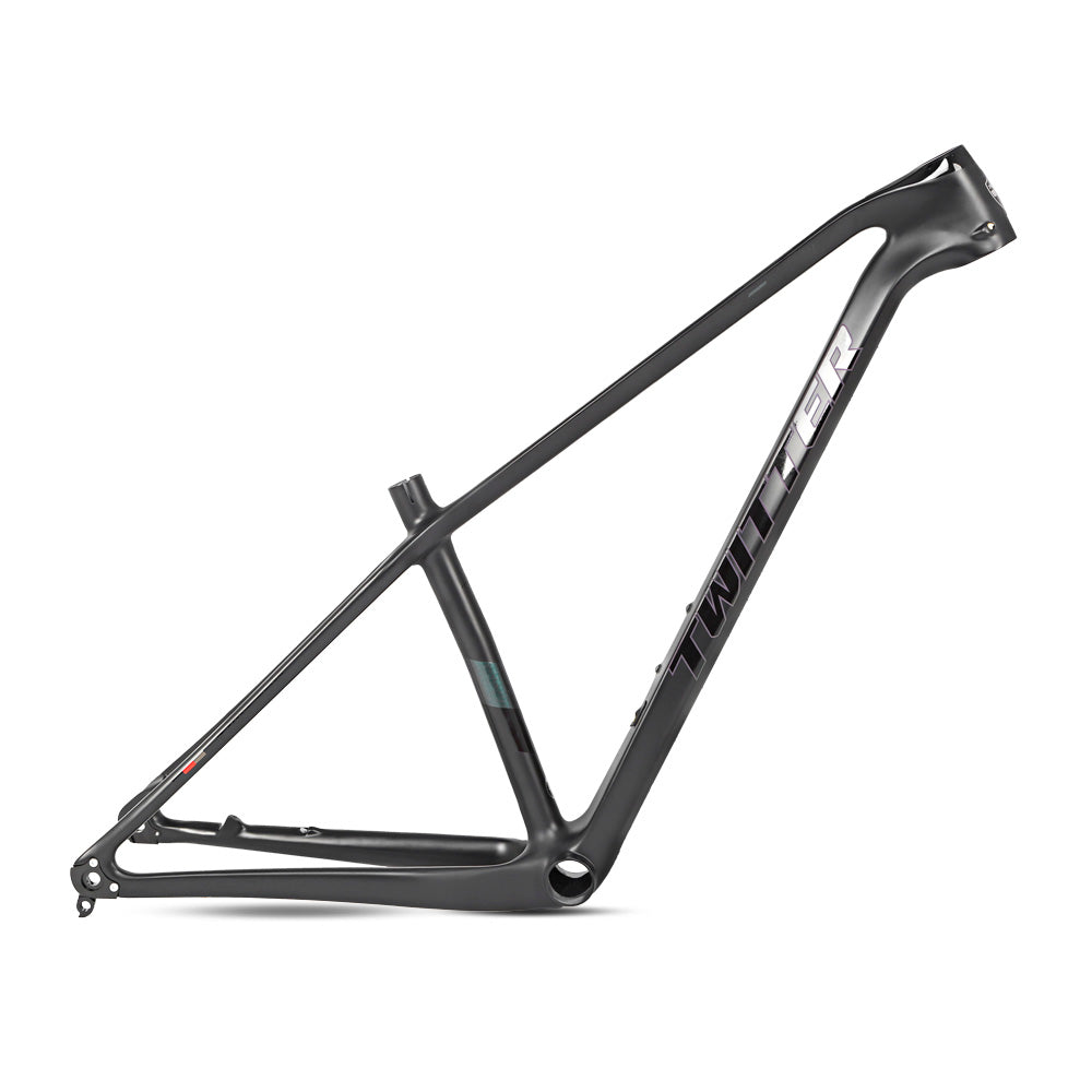 TWITTER WARRIOR Pro Carbon MTB Frame – T900 Mix, 29"/27.5", Thru axle  +Lever, Gloss+UV Decals