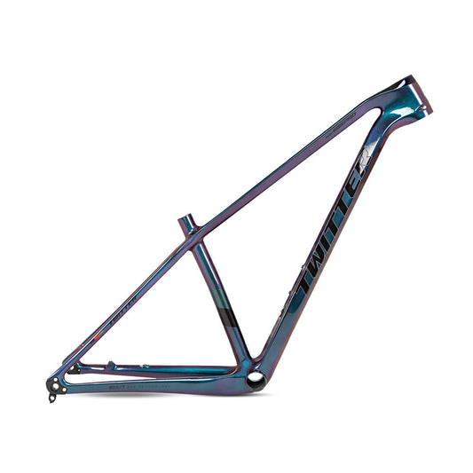 TWITTER WARRIOR Pro Carbon MTB Frame – T900 Mix, 29"/27.5", Thru axle  +Lever, Gloss+UV Decals